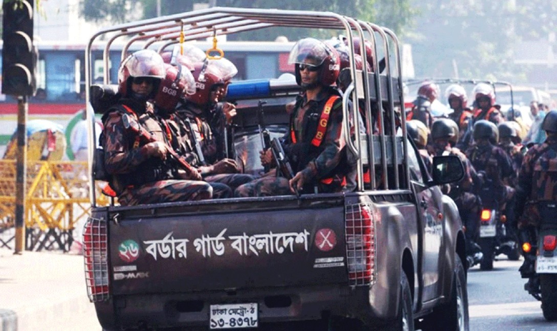রাজধানীসহ দেশের চার জেলায় আইনশৃঙ্খলা স্বাভাবিক রাখতে বিজিবি মোতায়েন